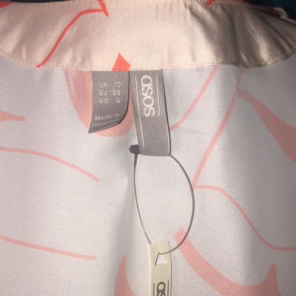 Tiered satin wrap dress - Picture 6 of 6